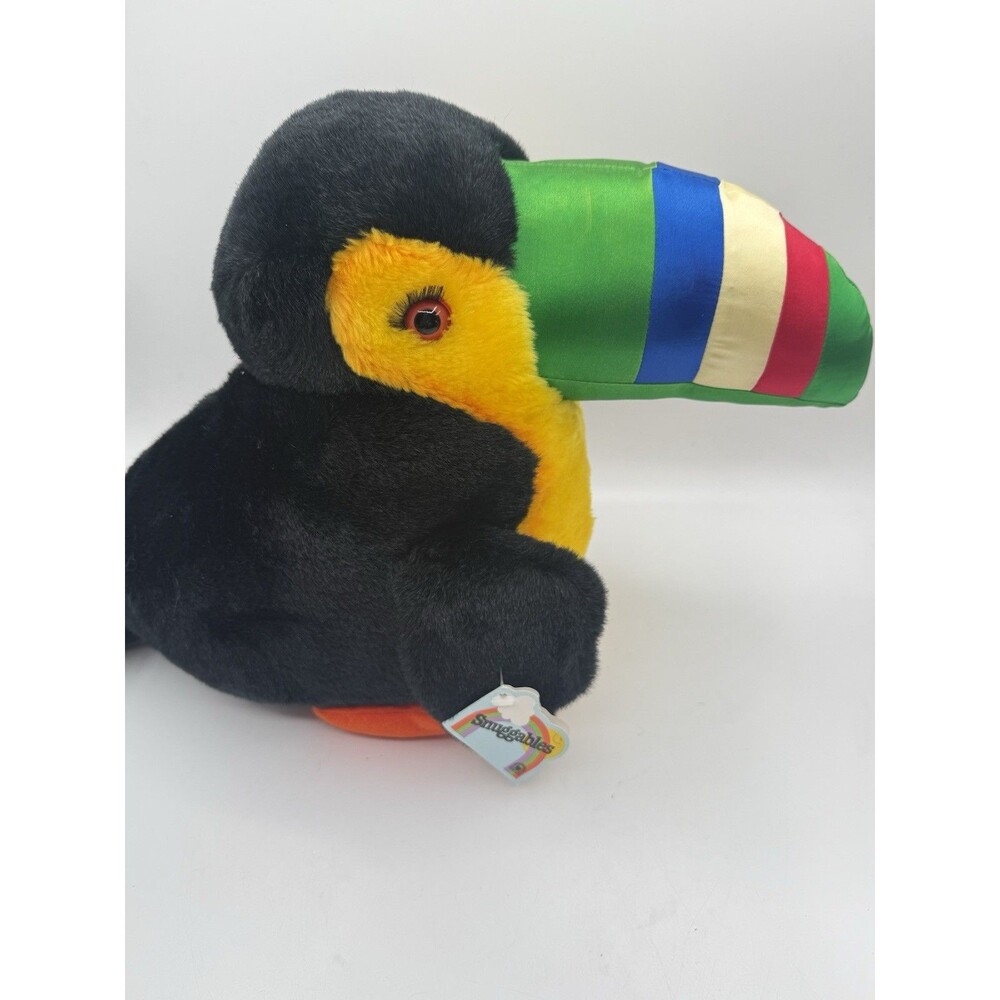 Vintage 1983 Heartline Lilly Toucan Parrot Bird Plush 13" Stuffed Animal Tags